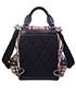 Mini Nova Check Backpack, back view